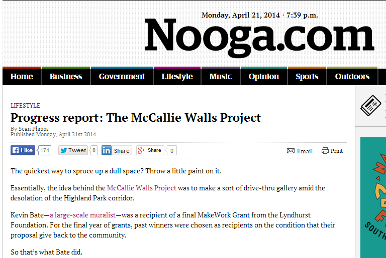 Nooga.com McCallie Walls Progress Report