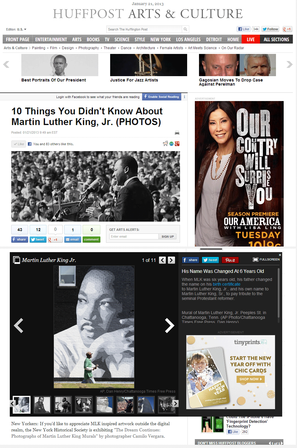 Huffington-Post Good With Faces MLK