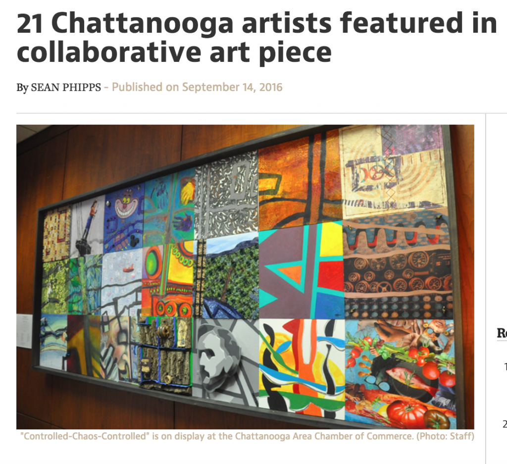 21 Chattanooga artists featured in collaborative art piece